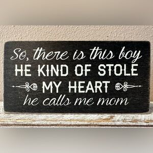 Wooden Son Desktop Sign - NWT